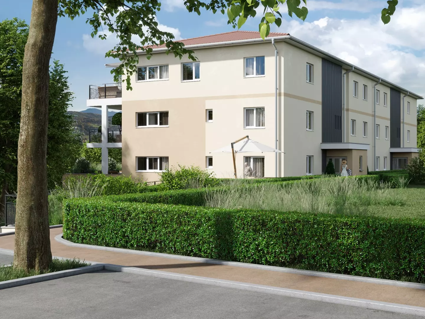 Réalisations de vues 3D pour la promotion d’un programme immobilier sur Gap pour le promoteur H2C