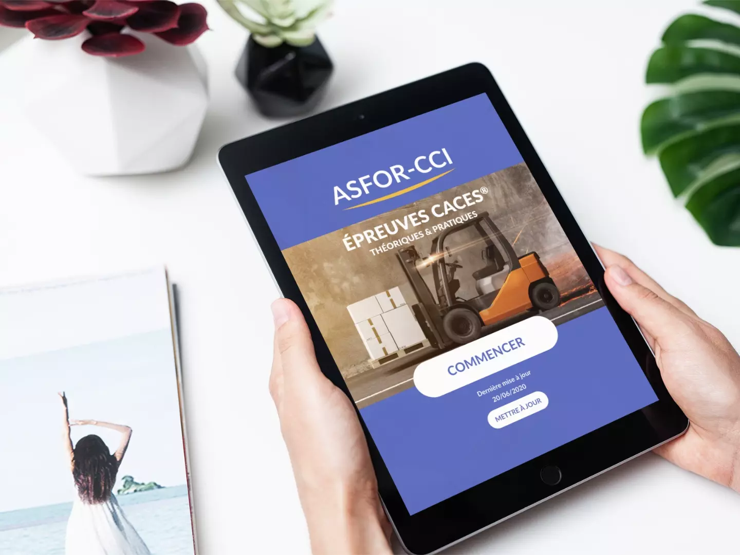 Réalisation d’une application tablette pour passer les concours CACES pour l’ASFOR
